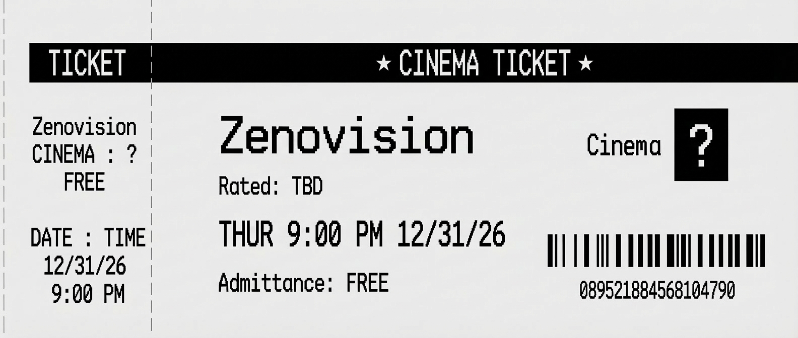 Zenovision ticket